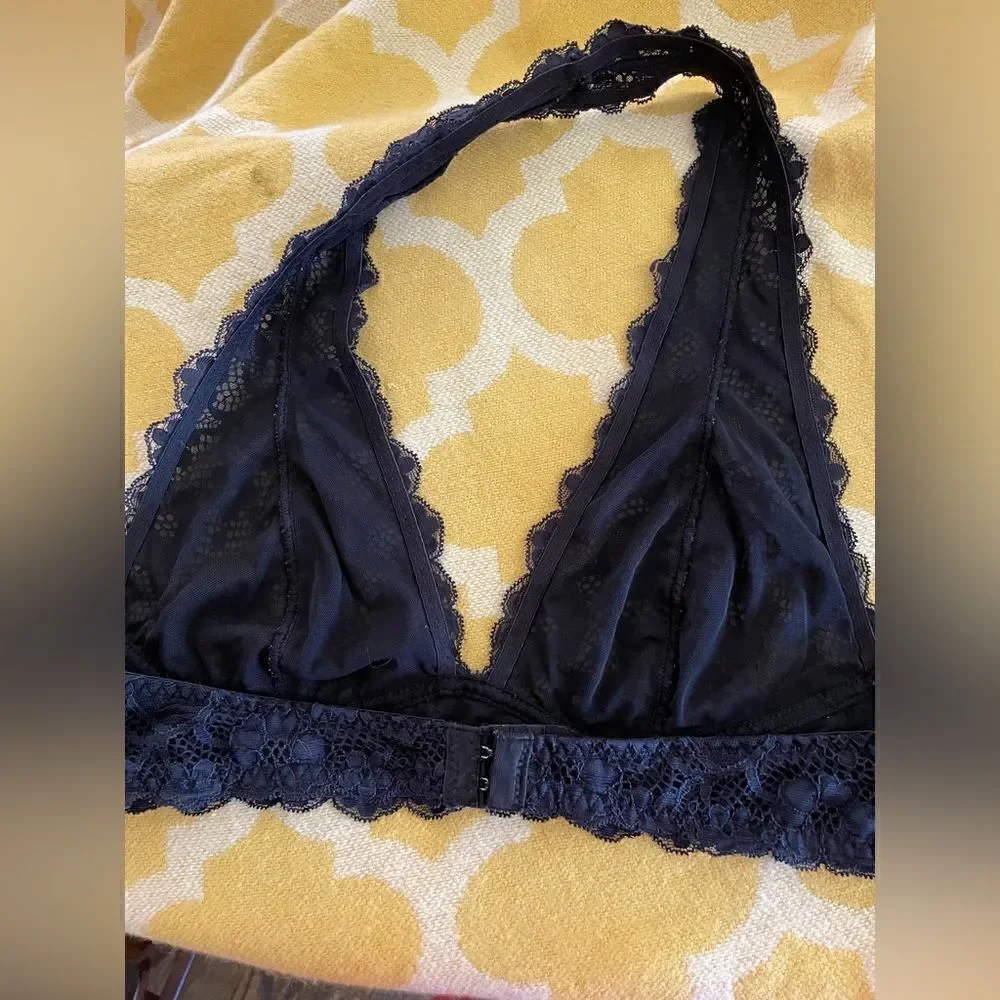 Free People Navy Blue Bralette Size Medium